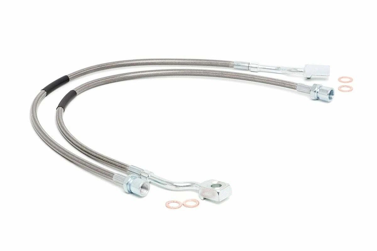Fits Chevy 1500_1500 SUV_2500HD_3500HD(07-19 &Classic) Brakes Lines Front 89370